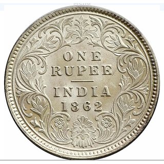                       one rupees 1862                                              