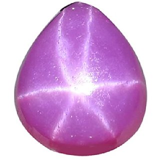                       JAIPUR GEMSTONE-Natural Star Ruby Gemstone 5.25 Carat Original Certified For Unisex                                              