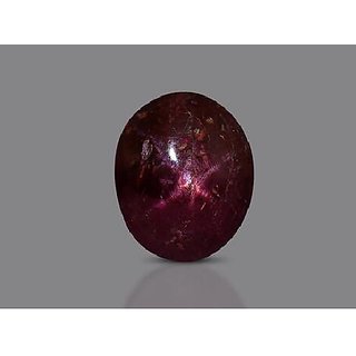                       JAIPUR GEMSTONE-5 Carat / 5.75 Ratti Unheated Untreated Star Ruby Suryakant Mani Stone from Burma Original Certified                                              