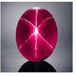                       JAIPUR GEMSTONE-Gems 5.00 Ratti Natural Stone Star Ruby Gemstone Unheated and Untreated for Unisex                                              