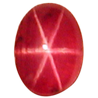                       JAIPUR GEMSTONE-5.00 Ratti Natural Stone Six Rayed Star Ruby Gemstone for Men and Women                                              