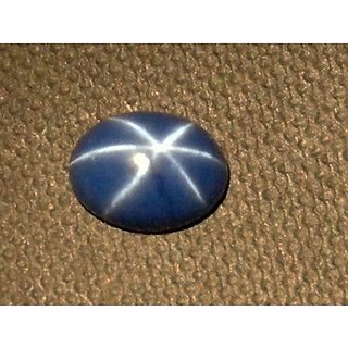                       JAIPUR GEMSTONE-Natural Certified Star Sapphire Gemstone 5.50 Carat Blue Color Stone For Men and Women                                              