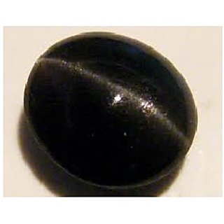                       JAIPUR GEMSTONE-Gemstone 5.75 Ratti Original & Rare Black Cats Eye Stone Original Certified Lehsunia Ketu Loose Gemstone                                              