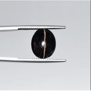 JAIPUR GEMSTONE-5.25 Carat Original Black Cats Eye Lehsuniya Gemstone for Unisex by Lab Certified JAIPUR GEMSTONE-5.25 Carat Original Black Cats Eye Lehsuniya Gemstone for Unisex by Lab Certified