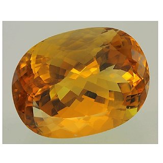 JAIPUR GEMSTONE-5.25 ratti Sunela Stone Original Certified Natural Citrine Gemstone for Men Women by Lab Tested JAIPUR GEMSTONE-5.25 ratti Sunela Stone Original Certified Natural Citrine Gemstone for Men Women by Lab Tested