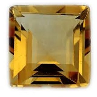                       JAIPUR GEMSTONE-Natural Certified Yellow 5.25 Ratti Sunela Stone CitrineSunela Certified Unheated and Untreated Gemstone                                              