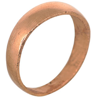                       Jianashi Fashion Pure Copper Finger/Thumb Ring Good Luck Challa Ring For Unisex Size-19                                              