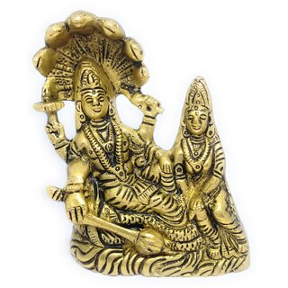                       Ashtadhatu Vishnu Lakshmi With Sheshnag Idol In Big Size For Wealth, Status  Prosperity                                              