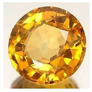                       CEYLONMINE-Natural Certified Yellow 5.25 Ratti Sunela Stone CitrineSunela Certified Unheated and Untreated Gemstone                                              