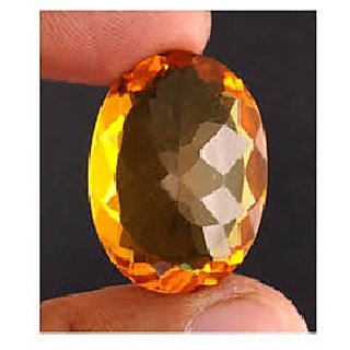 CEYLONMINE-5.25 ratti Sunela Stone Original Certified Natural Citrine Gemstone for Men and Women CEYLONMINE-5.25 ratti Sunela Stone Original Certified Natural Citrine Gemstone for Men and Women