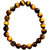 rs jewellers Stone Natural Tiger Eye Bracelet for Healing and Meditation, Protection, Courage - Unisex- Golden  Brown.