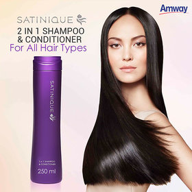 SATINIQUE 250ml 2-in-1 Shampoo and Conditioner For all hair types Worlds Best Hair Shampoo Amway
