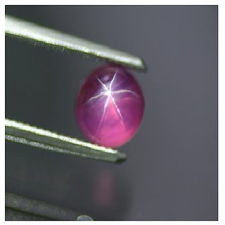                       CEYLONMINE-Star Ruby Rashi Ratan Highly Precious Star Ruby Gemstones 5.00 Ratti Unheated Unreated Top Class Quality                                              