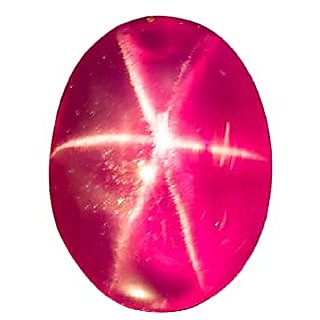                       CEYLONMINE-5.50 Ratti Beautiful and Unique Manik Star Ruby Stone For Men and Women                                              