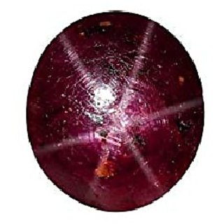                       CEYLONMINE-Star Ruby Rashi Ratan Highly Precious Star Ruby Gemstones 5.50 Ratti Unheated Unreated Top Class Quality                                              