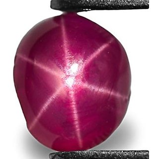 CEYLONMINE-5.00 Carat / 5.25 Ratti Unheated Untreated Star Ruby Suryakant Mani Stone from Unisex CEYLONMINE-5.00 Carat / 5.25 Ratti Unheated Untreated Star Ruby Suryakant Mani Stone from Unisex