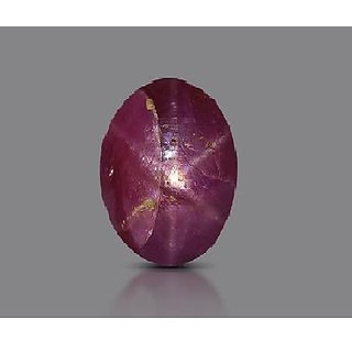                       CEYLONMINE-5.5 Carat / 5.75 Ratti Star Ruby Stone Natural Stone Original Certified by Lab Loose Gemstone                                              