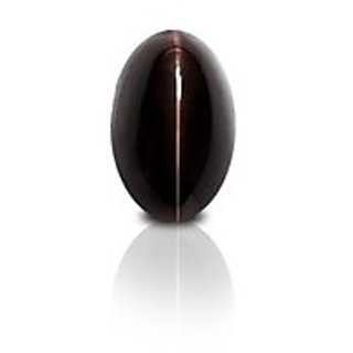                       CEYLONMINE-Black Cats Eye Stone A+ Quality Natural Attractive 5.25 Ratti Non-heated Non-treated Stone                                              
