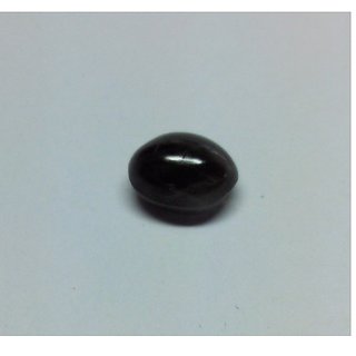                       CEYLONMINE-5.5 Carat Black Cat's Eye Stone Original Certified A+ Quality Lehsuniya Gemstone for Unisex                                              