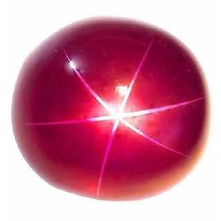 CEYLONMINE-5 Ratti Beautiful & Unique Suryakant Mani Star Ruby Stone Premium Star Effect - Six Rays Light CEYLONMINE-5 Ratti Beautiful & Unique Suryakant Mani Star Ruby Stone Premium Star Effect - Six Rays Light