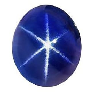                       CEYLONMINE-5.75 Ratti Amazing Quality Beautiful and Unique Star Sapphire Stone Original Certified for Unisex                                              