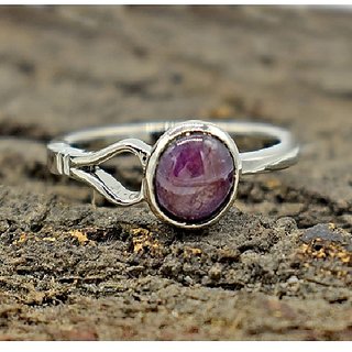 Mens star cheap ruby ring