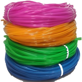Buy Sriharidharsan Plastic koodai Wire Roll for Craft Work, Basket Making,  Flower vases Making Green,Blue,Orange,Rose Online @ ₹299 from ShopClues