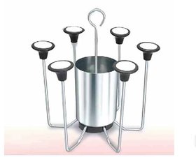 K kudos Stainless Steel Fancy Glass and Cutlery Stand