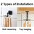 360 Rotating Folding Hook Self-Adhesive Wall Mounted Hanging Hook Rack with 6-Claw