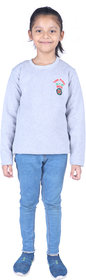 Kid Kupboard Cotton Full Sleeves Sweatshirts for Girls (Purple)