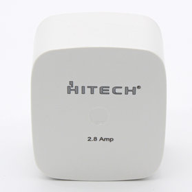 HITECH HT-18c Dual Usb Home Charger - White