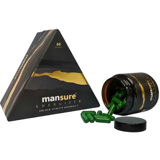 ManSure ENERGIZER for Men's Health  1 Pack (60 Capsules)