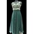 Beautiful Georgette Green Gown With Gotta Patti Work