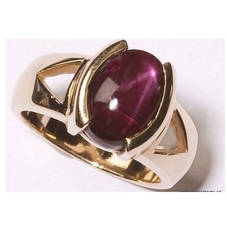                       JAIPUR GEMSTONE-5.75 Ratti Star Ruby Ring Unheated Untreated Certified Gemstone Ring for Men and Women                                              