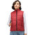 Kotty Maroon Nylon Solid Women Puffer Jacket