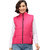Kotty Pink Nylon Solid Women Puffer Jacket