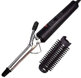 K Kudos Hair Curler Iron Rod Brush Styler for Women Professional Hair Curler