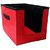 GR ArtCraft Non Woven Shirt Stacker/Shirt Organizer/Wardrobe Organizer/Cloth Organizer/Cloth Cover- 1 piece (Red Black)