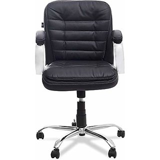                       KDF Mart Chair for Office Work at Home with Back Support Computer Table Adjustable Home Desk Chair for Study (MIS127)                                              