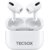 TecSox TecPods True Wireless Earbuds with Charging Case, 16 Hours Battery, Matt Black, Sweat Proof, Designed in Germany