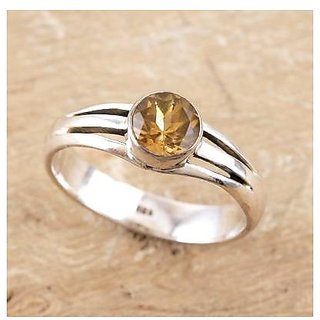                       CEYLONMINE- 5.25 Ratti Rashi Ratna Sunhela Precious Gemstone Ring for Astrological Purpose                                              
