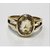 CEYLONMINE-5.00 Carat Citrine Ring Sunela Certified Natural Gemstone Citrine Gold Plated Adjustable Ring for Unisex