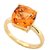 CEYLONMINE-Citrine Ring Men's and Women's Certified Citrine Sunehla 5 Carat Panchdhatu Astrological Ring for Unisex