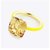 CEYLONMINE-5.25 Carat Natural Citrine Panchdhatu Ring for Men and Women