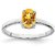 CEYLONMINE-Lab Certified Natural 5.25 Ratti Citrine Sunela Stone Panchdhatu Silver Plated Ring for Unisex