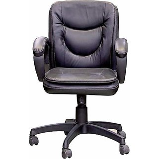                       KDF Mart Chair for Office Work at Home with Back Support Computer Table Adjustable Home Desk Chair for Study (MIS162)                                              