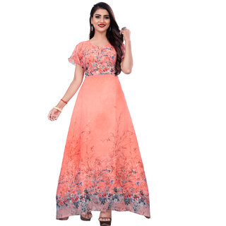                       HSFS WOMAN' S DIGITAL PRINTED LONG DRESS                                              