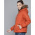 Kotty Women's Orange Polyester Puffed Jackets