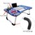 SHIVAM F. Smart Standard Multi-Purpose Laptop Table with Dock Stand/Study Table/Bed Table Non-Slip Legs Doremon Table
