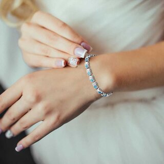 Blue Stone Bracelet For Women